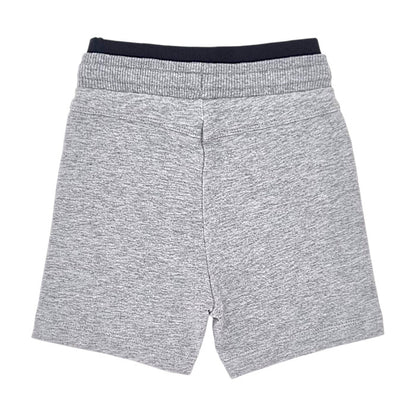 Short bébé gris à bandes latérales Boss, vue de dos, garçon 6 mois