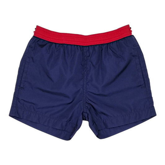 Short de bain bébé garçon Moncler, bleu marine , taille 3-6 mois, seconde main luxe, vue de face