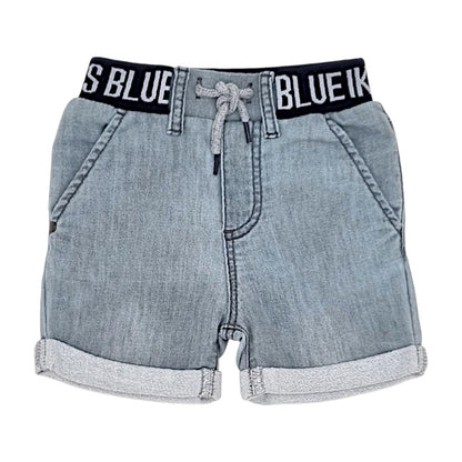 Short bébé garçon IKKS, gris à revers, taille 6 mois, seconde main premium, vue de face