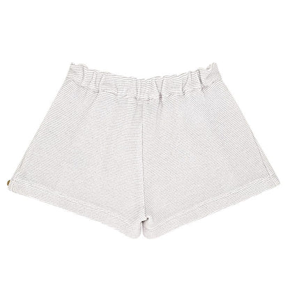 Short blanc doré, Lili Gaufrette, 18 mois, vue de dos, vêtement bébé fille de marque chic