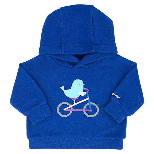 Sweat bébé garçon Jacadi, bleu en molleton, taille 6 mois, seconde main haut de gamme, vue de face