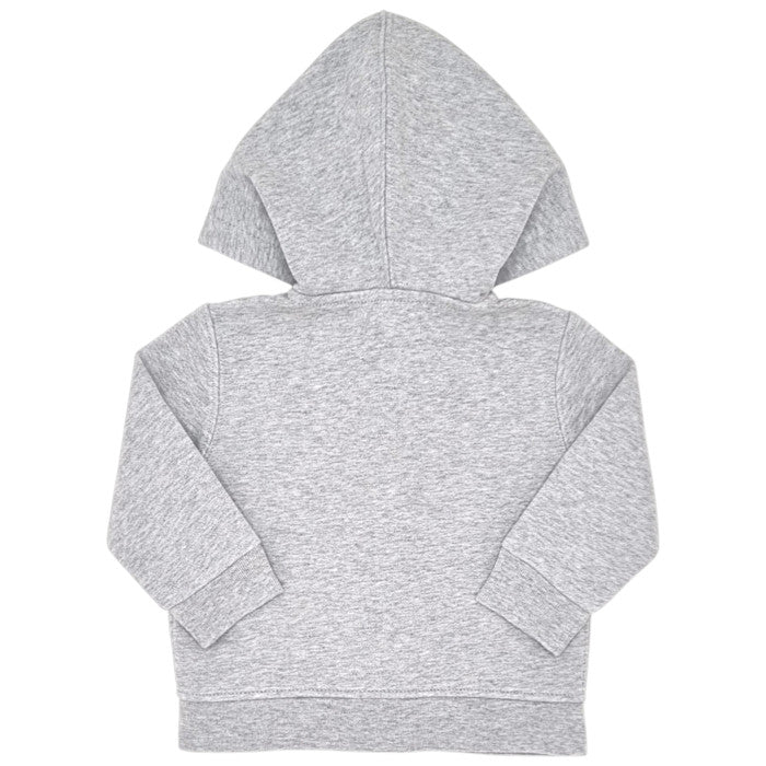 Sweat bébé gris à capuche Ralph Lauren, vue de dos, garçon 9 mois