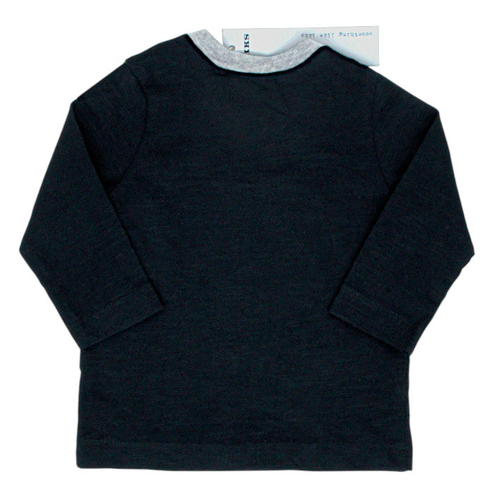 T-shirt bébé garçon IKKS 3 mois, noir, en pur coton léger