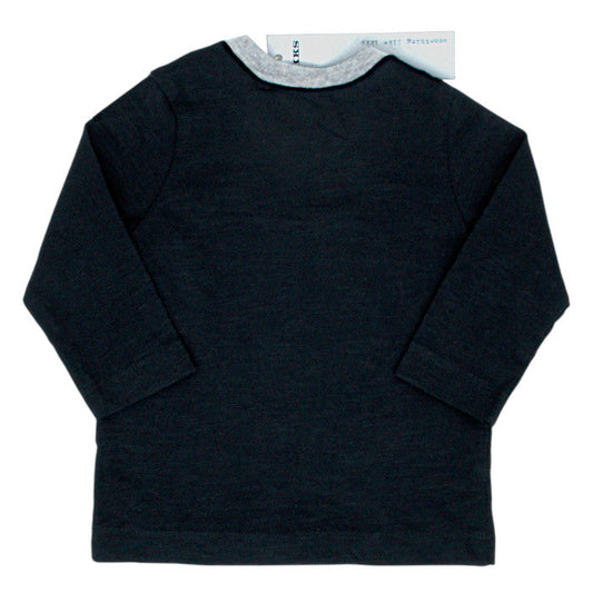 T-shirt bébé garçon IKKS 3 mois, noir, en pur coton léger