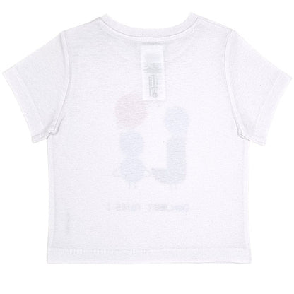 T-shirt bébé blanc en coton Jacadi, vue de dos, garçon 24 mois