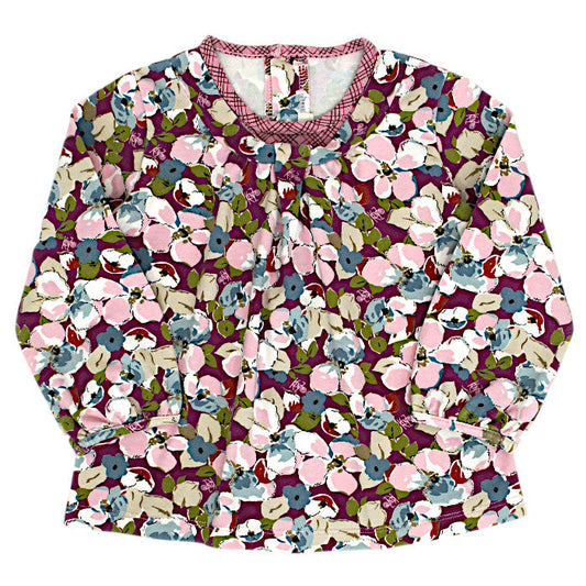 T-shirt bébé fille multicolore imprimé fleuri, taille 18 mois, marque Kenzo - seconde main luxe