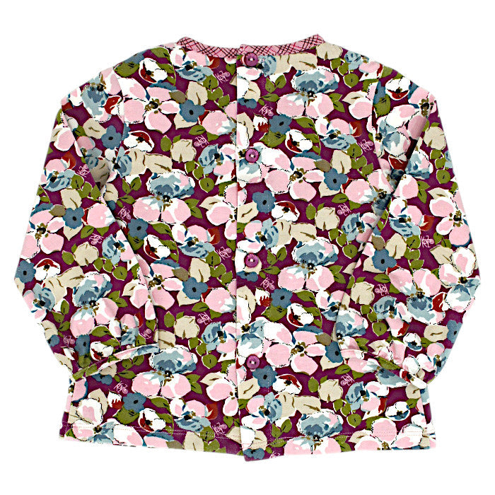 T-shirt bébé fille Kenzo 18 mois, multicolore, boutonnage tout le long du dos