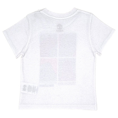 T-shirt bébé blanc en coton Timberland, vue de dos, garçon 12 mois