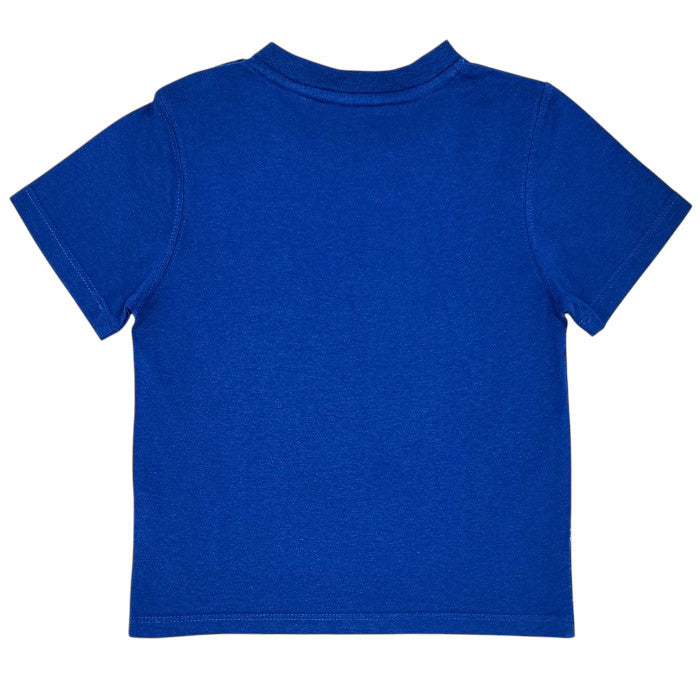 T-shirt bébé bleu manches courtes Timberland, vue de dos, garçon 24 mois