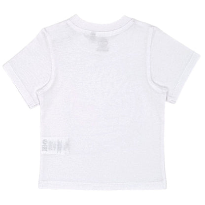 T-shirt bébé blanc manches courtes Timberland, vue de dos, garçon 9 mois