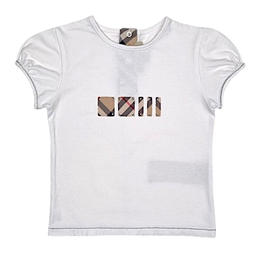 T-shirt Burberry bébé fille 18 mois - Vêtement seconde main de marque luxe 