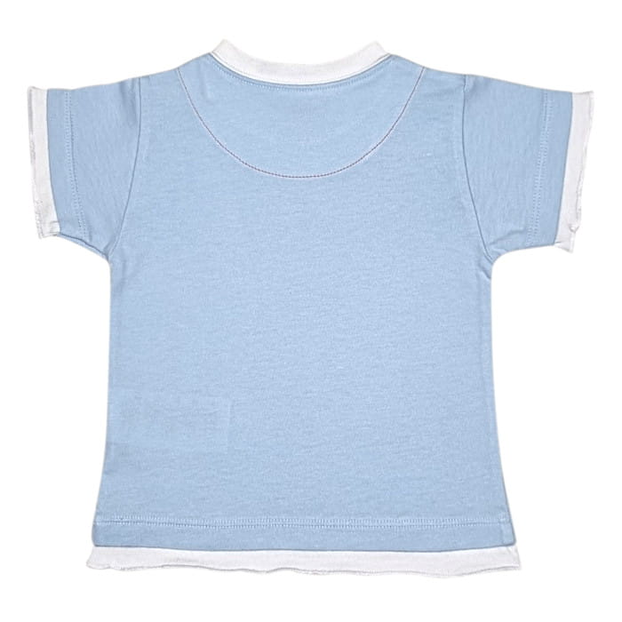 T-shirt bleu Timberland bébé garçon 3 mois