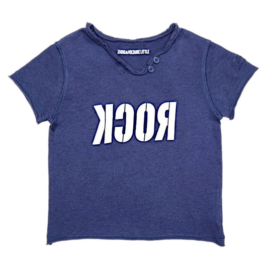 T-shirt Zadig&Voltaire bleu 3 mois d'occasion - Vêtement de marque bébé 
