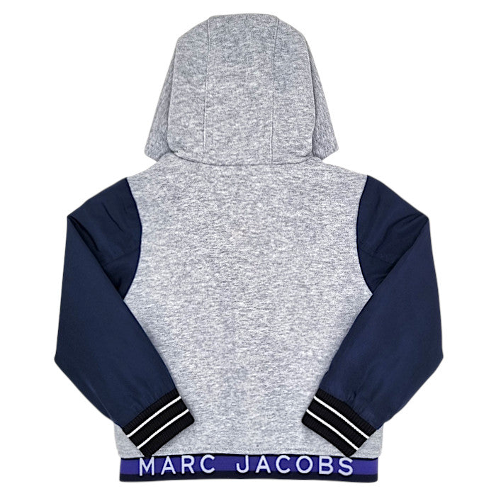 Veste bébé gris/marine  Marc Jacobs, vue de dos, garçon 3 ans