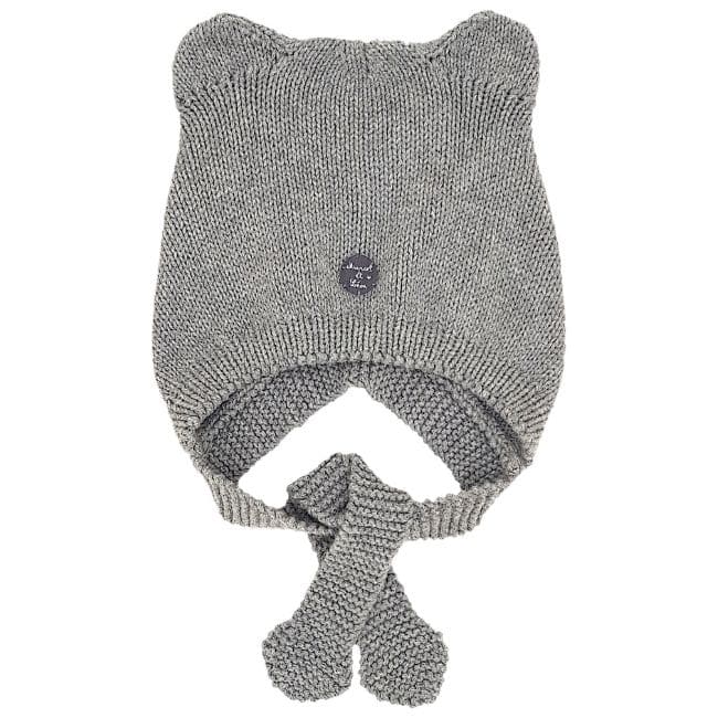 Bonnet bébé garçon 6-9 mois d'occasion MARCEL ET LÉON tricot gris