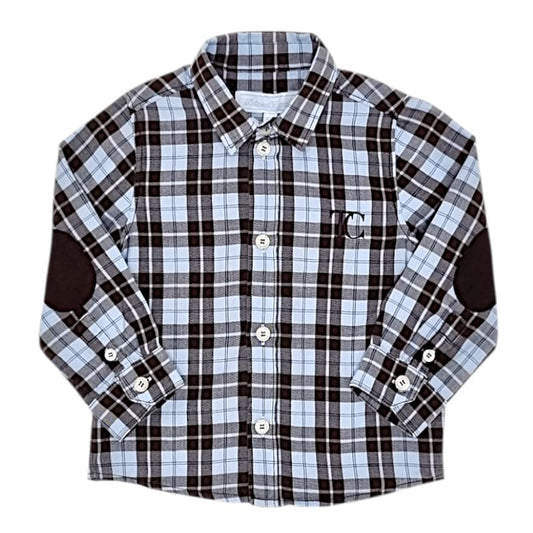 Chemise bébé garçon seconde main TARTINE ET CHOCOLAT 18 mois carreaux