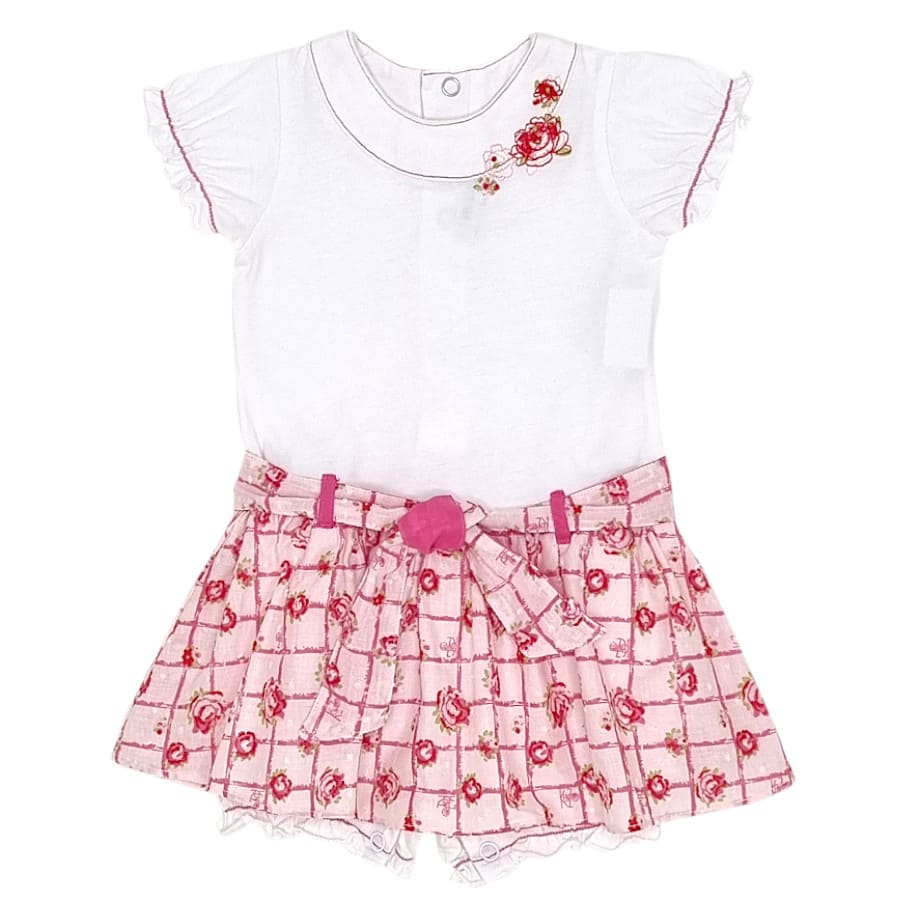 Vêtement KENZO bébé fille seconde main - Combinaison 12 mois motif roses