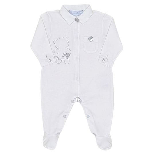 Pyjama bébé TARTINE ET CHOCOLAT 6 mois d'occasion blanc