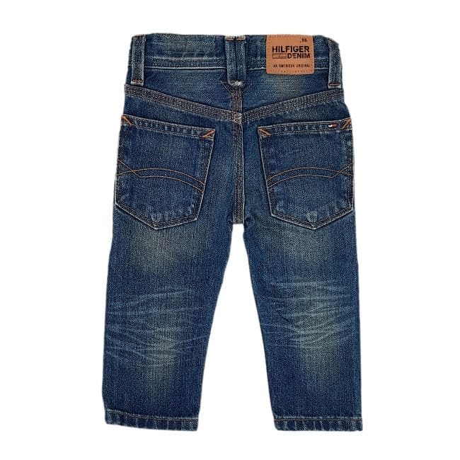 Jean bleu TOMMY HILFIGER bébé 9-12 mois