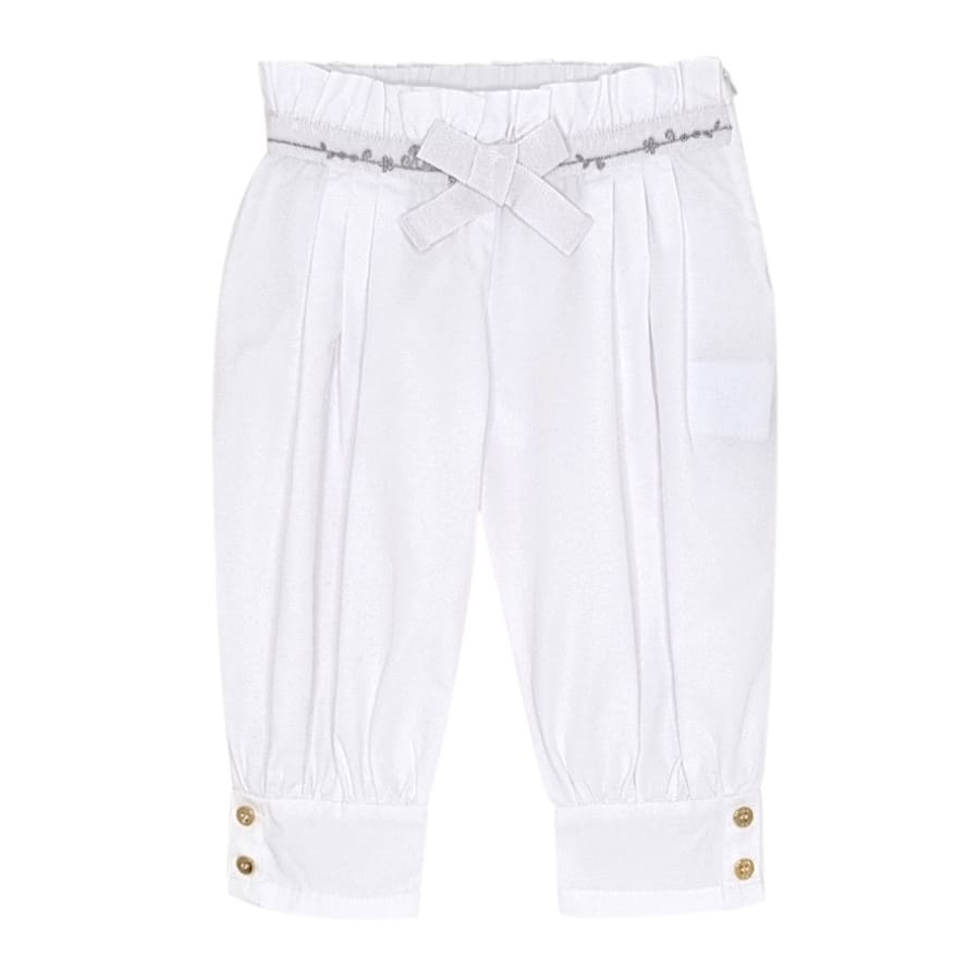 Pantalon bébé fille blanc 12 mois ROBERTO CAVALLI seconde main