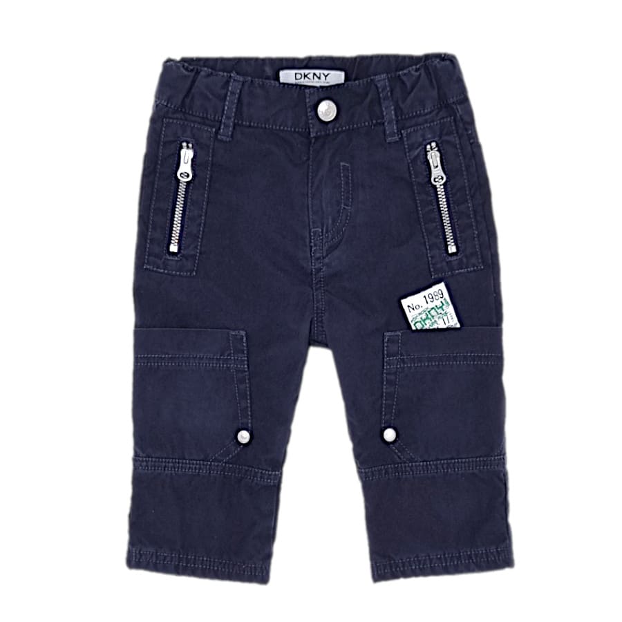 Pantalon bébé garçon 6 mois seconde main marque DKNY bleu marine
