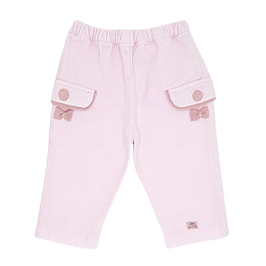 Vêtement bébé fille de marque seconde main - Pantalon LILI GAUFRETTE 6 mois rose