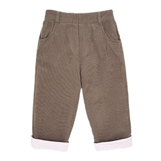 Mode bébé chic TARTINE ET CHOCOLAT d'occasion - Pantalon bébé fille 12 mois réversible