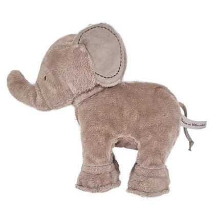 Peluche éléphant Tartine et Chocolat taupe 25 cm