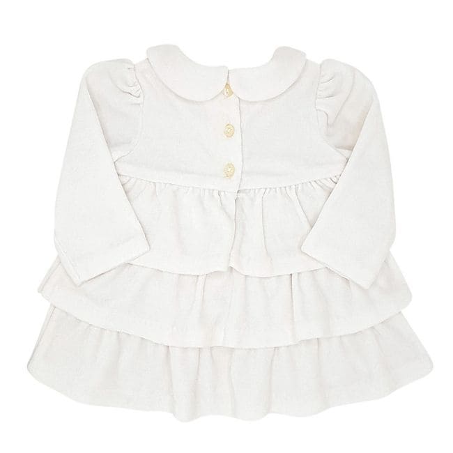 Robe blanche velours Ralph Lauren occasion B b Fille 3 mois