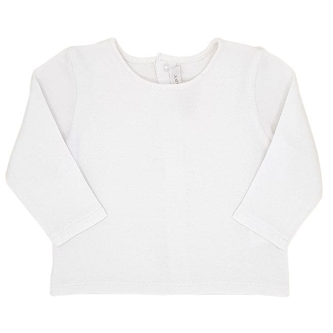 Vêtement bébé luxe d'occasion - Tee-shirt BURBERRY bébé garçon 6 mois blanc
