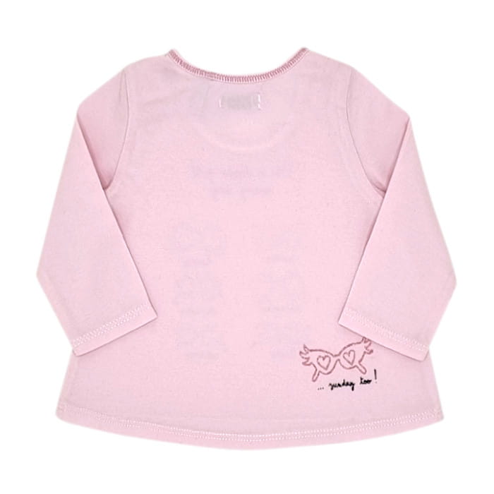 Tee-shirt rose IKKS bébé fille 3 mois