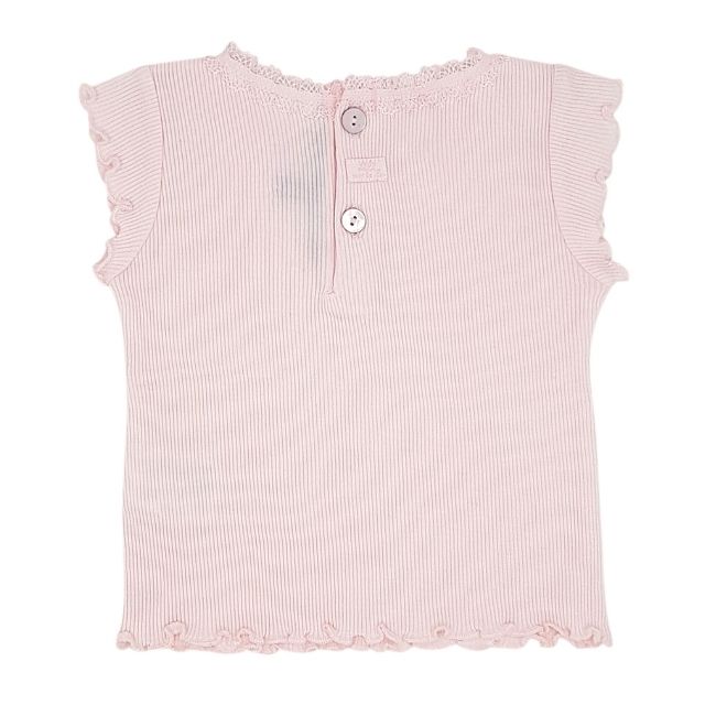 Tee-shirt rose LILI GAUFRETTE bébé fille 12 mois
