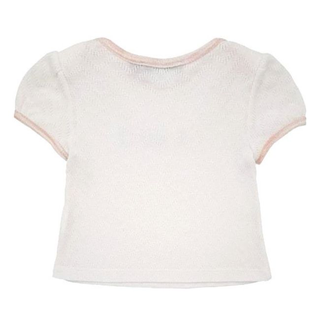 Tee-shirt bébé blanc MISSONI 1 mois à manches courtes